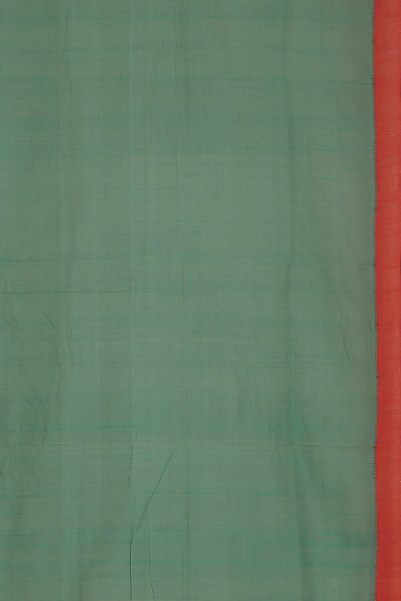 Green Cotton Saree