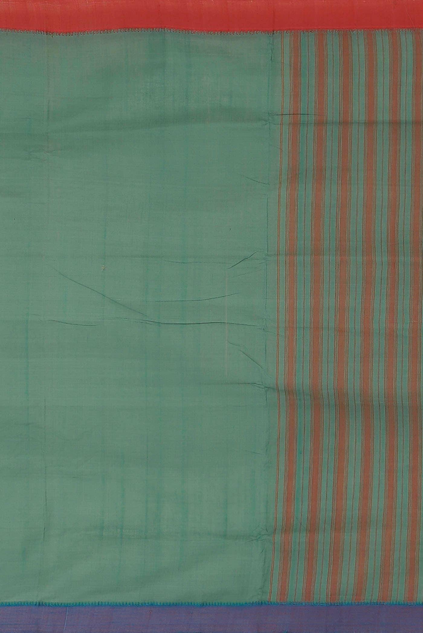 Green Cotton Saree