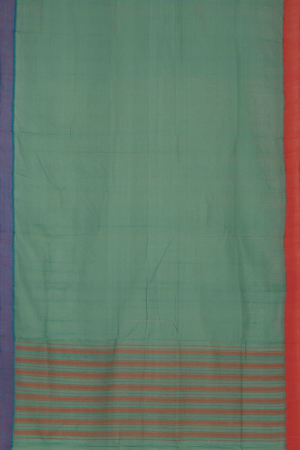 Green Cotton Saree