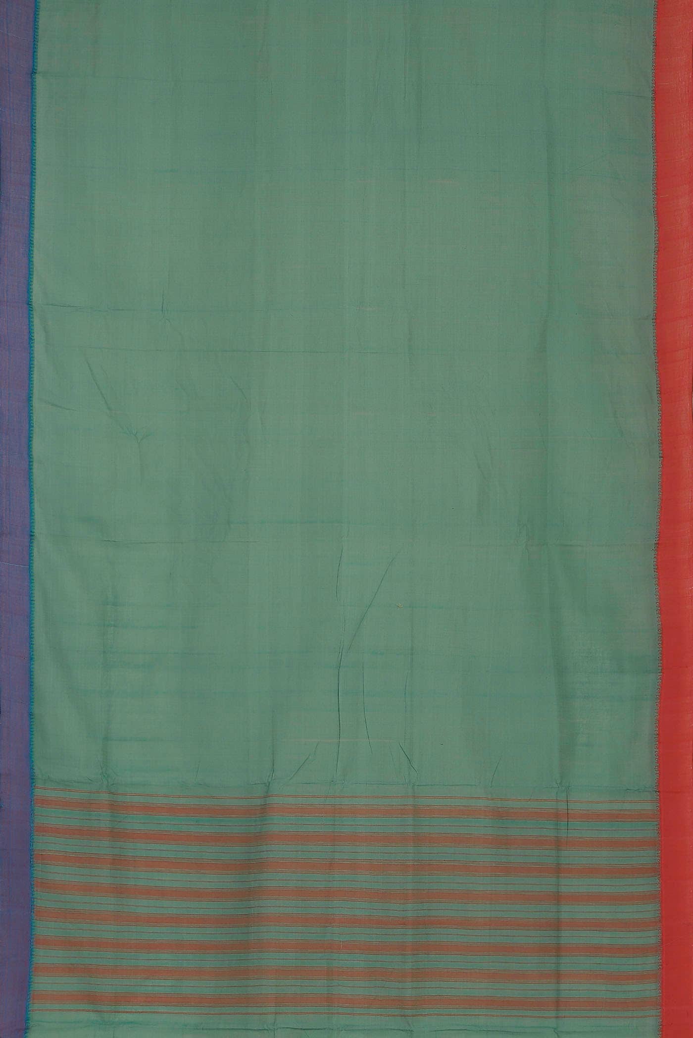 Green Cotton Saree