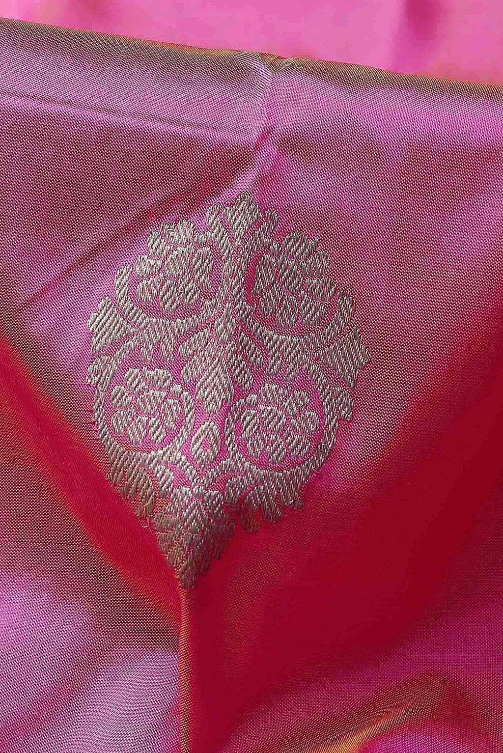 Pink Banarasi Katan Silk Saree