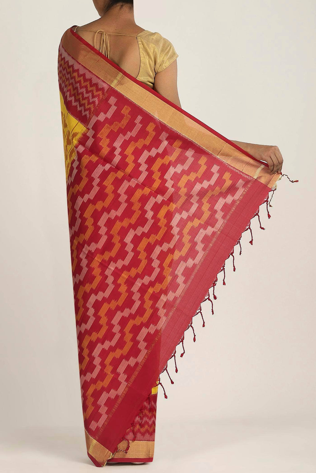 Yellow Soft Silk Saree