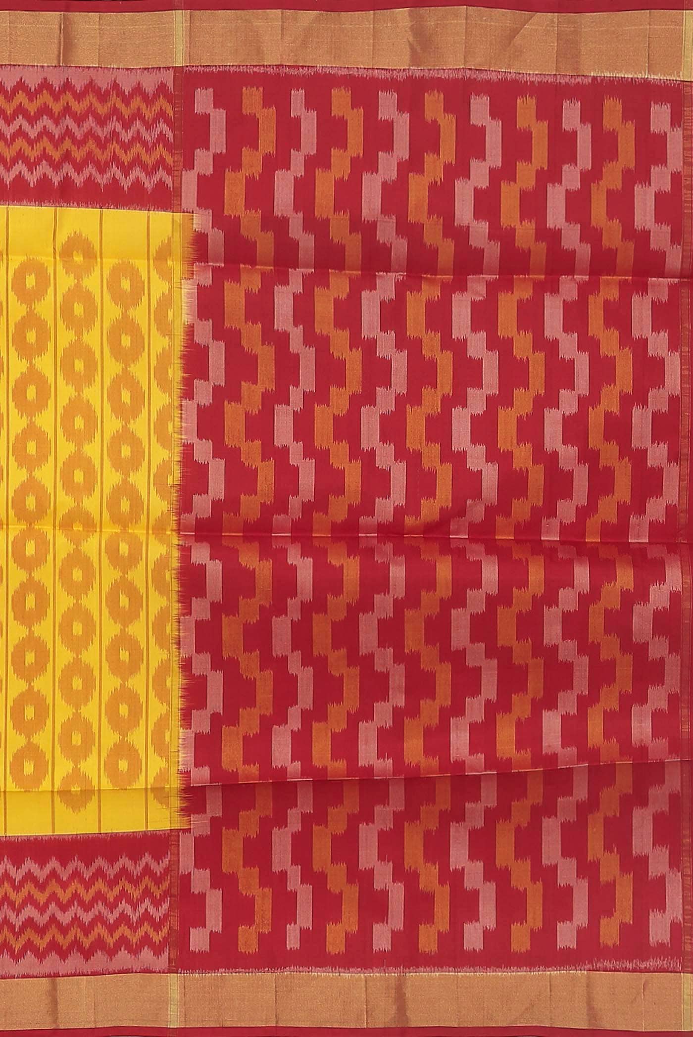 Yellow Soft Silk Saree
