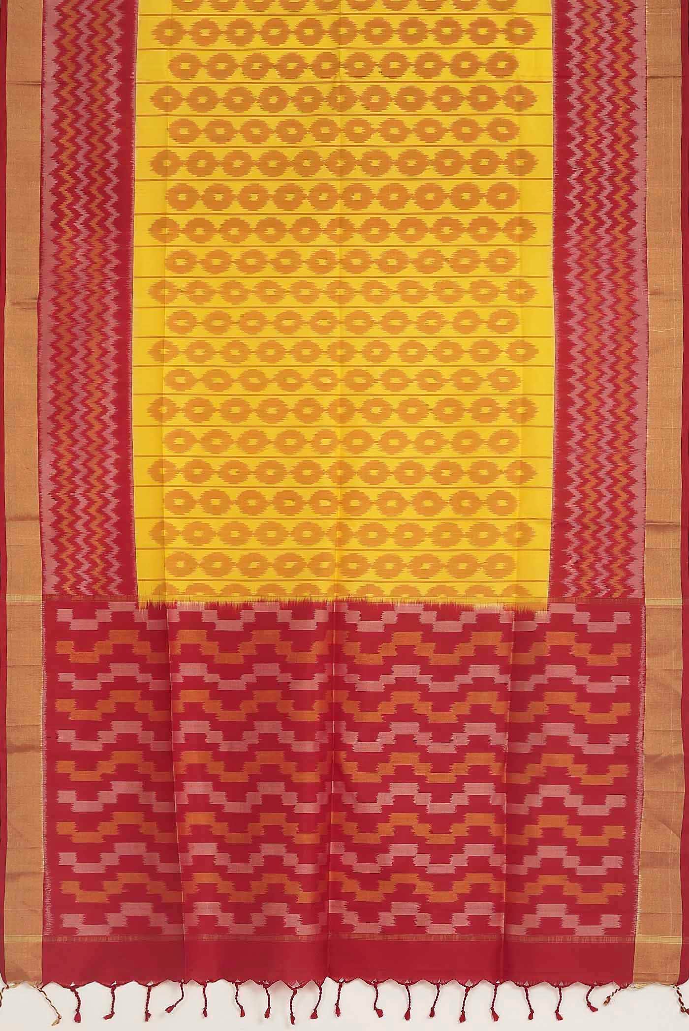 Yellow Soft Silk Saree