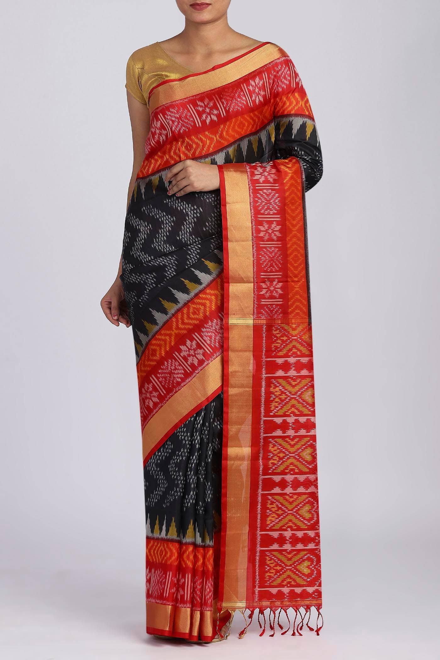 Black Soft Silk Saree