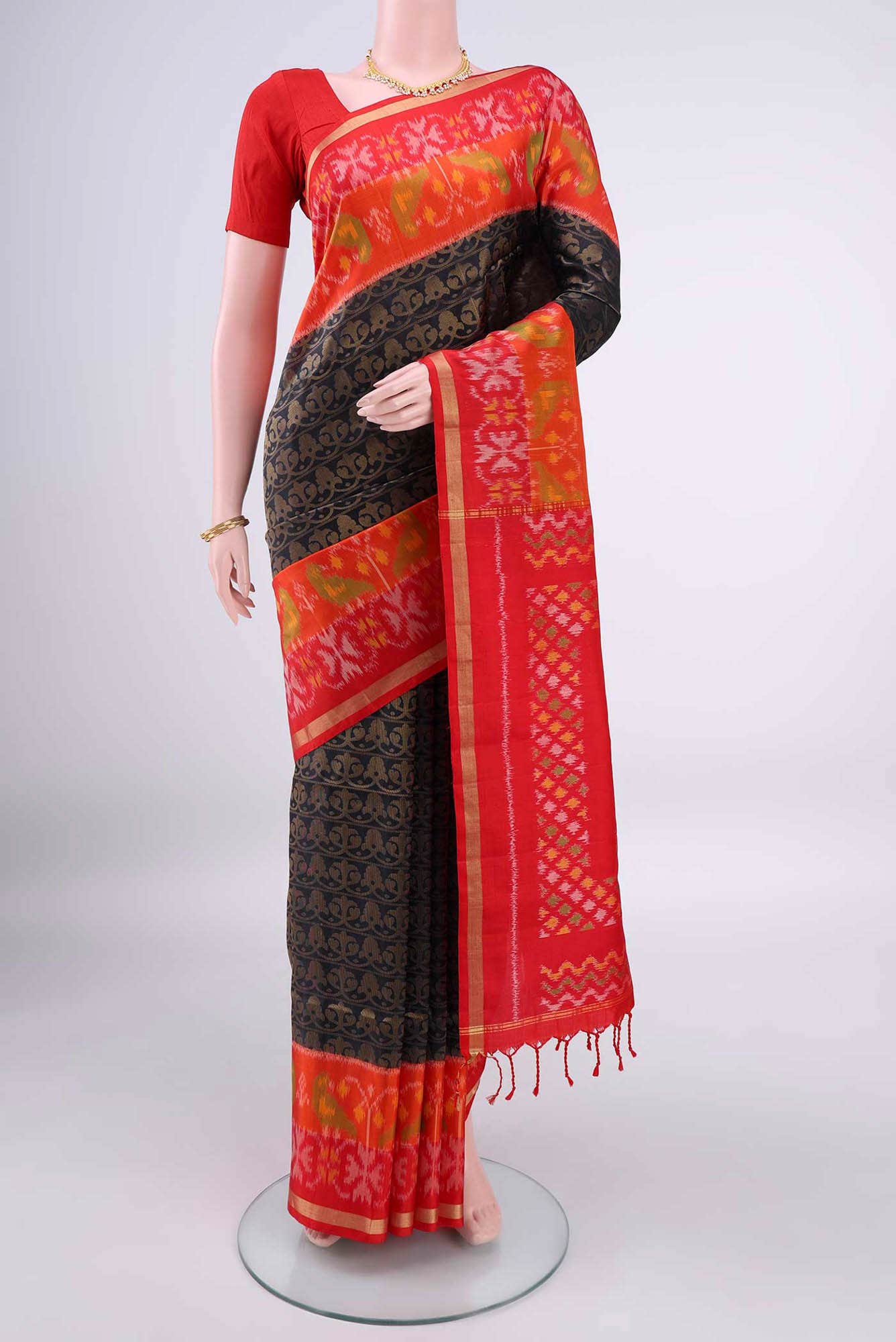 Black Soft Silk Saree