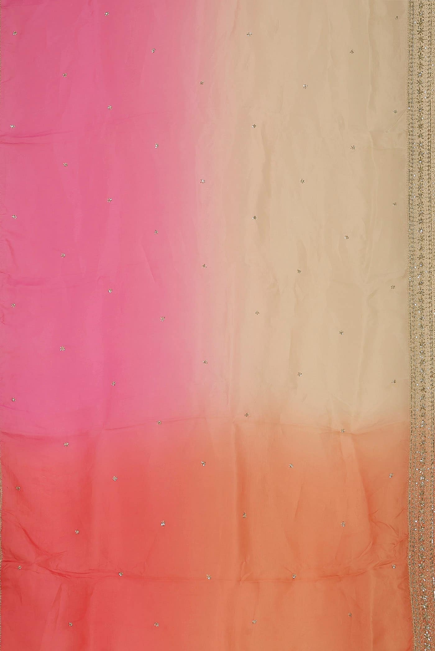 Multi Organza Silk Saree