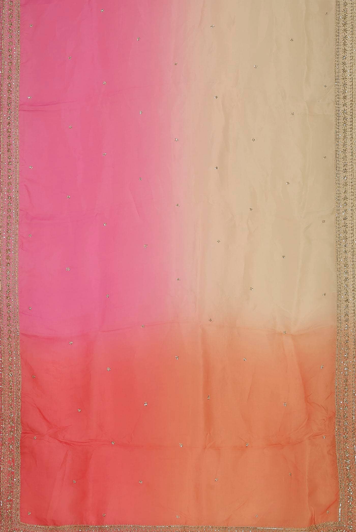 Multi Organza Silk Saree