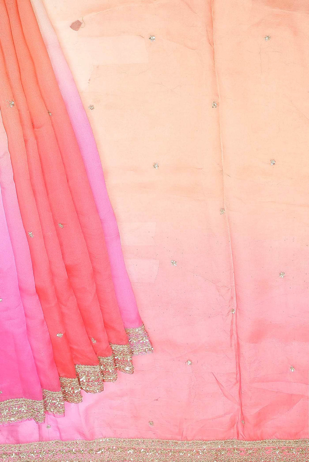 Multi Organza Silk Saree