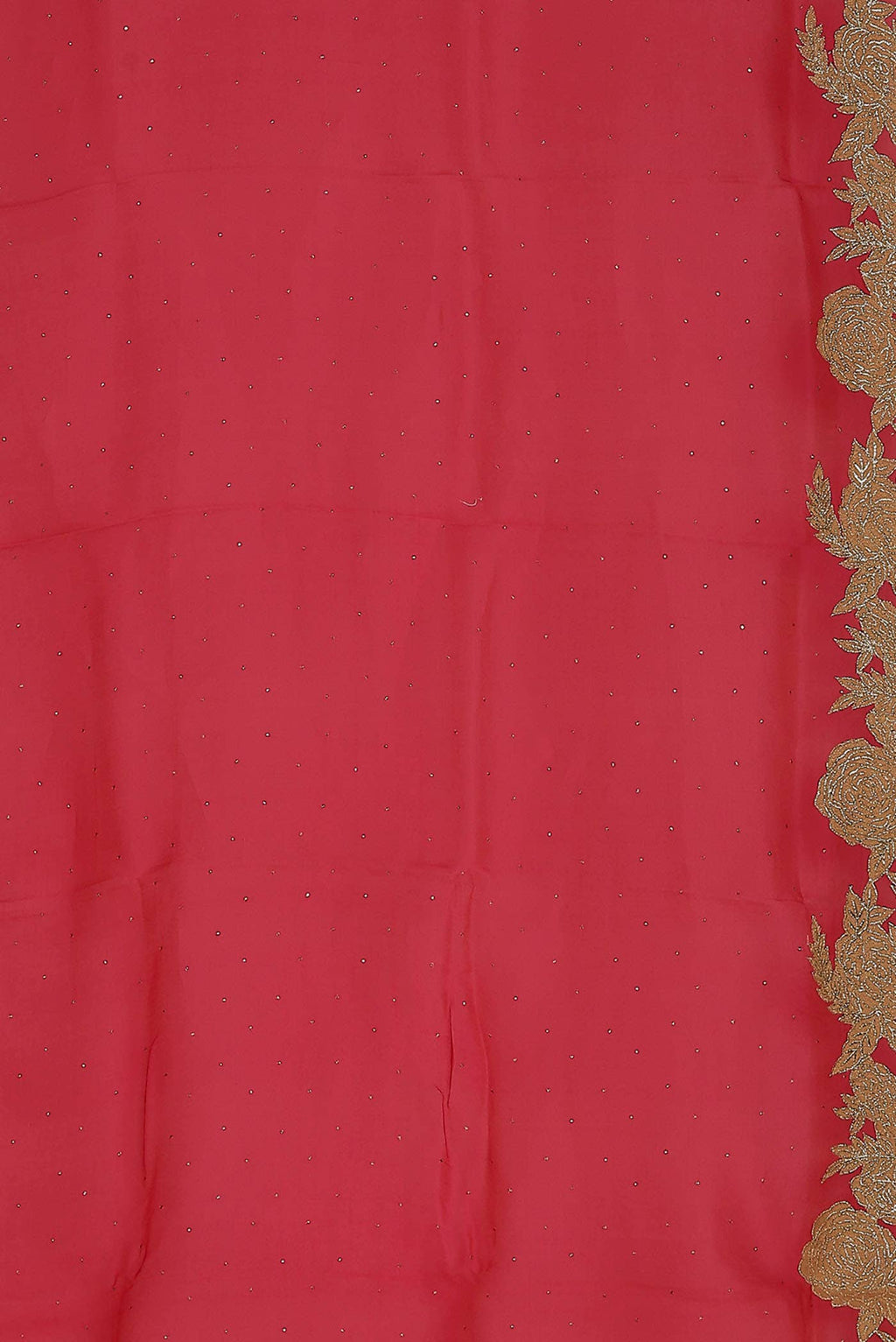 Red Organza Silk Saree