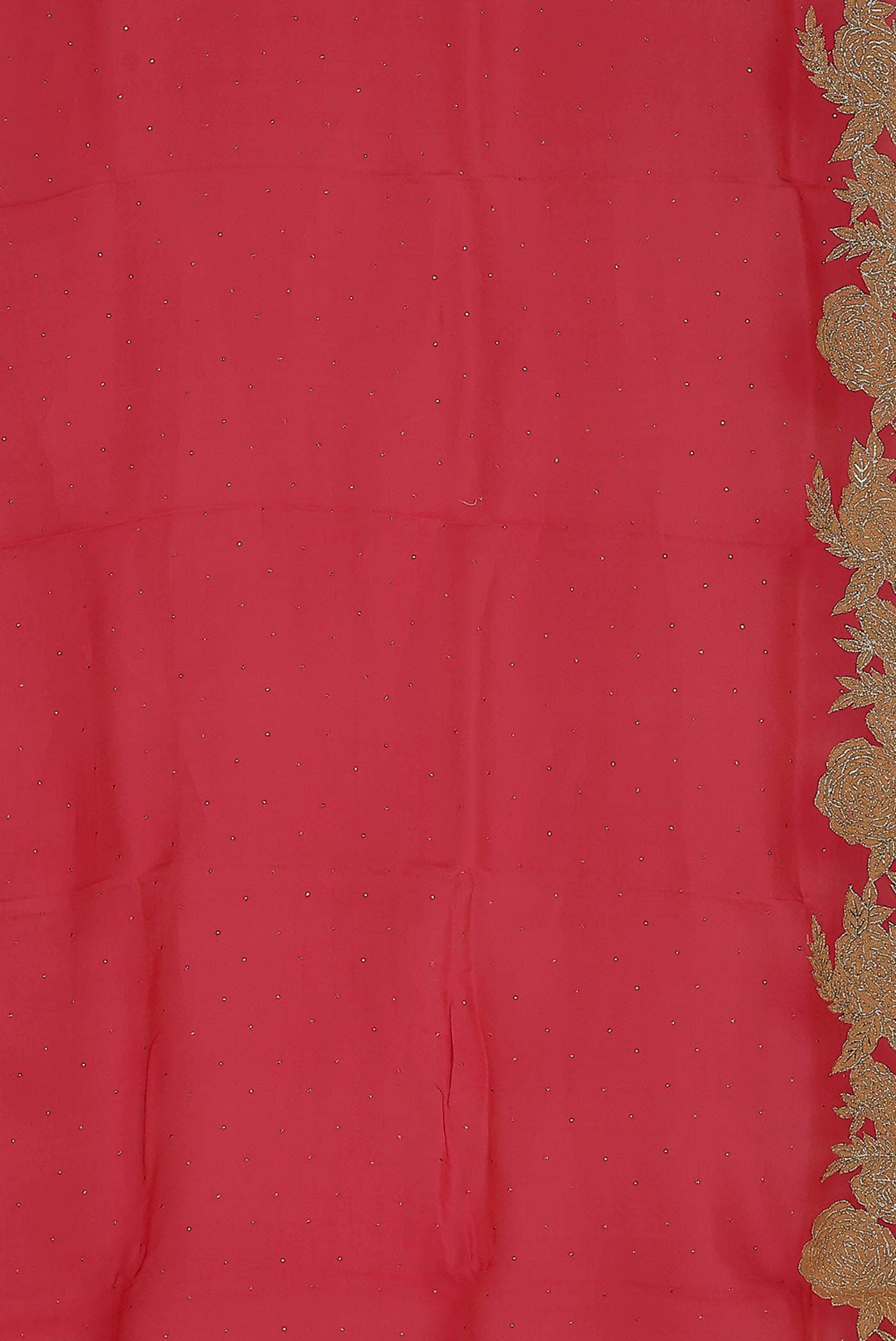 Red Organza Silk Saree
