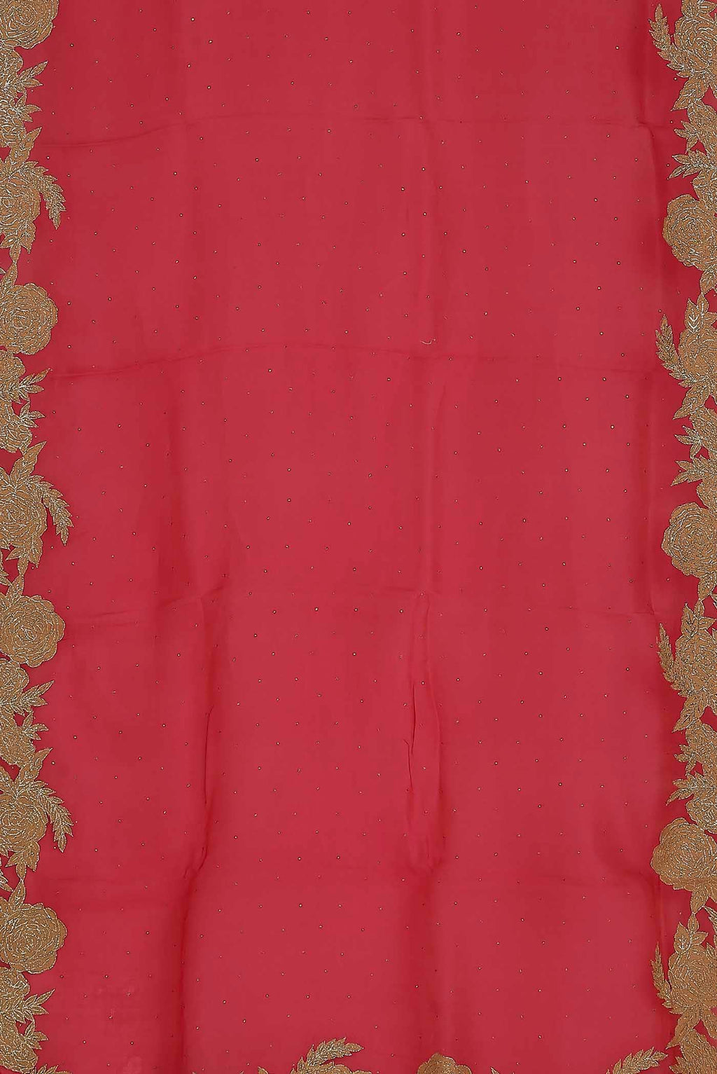Red Organza Silk Saree