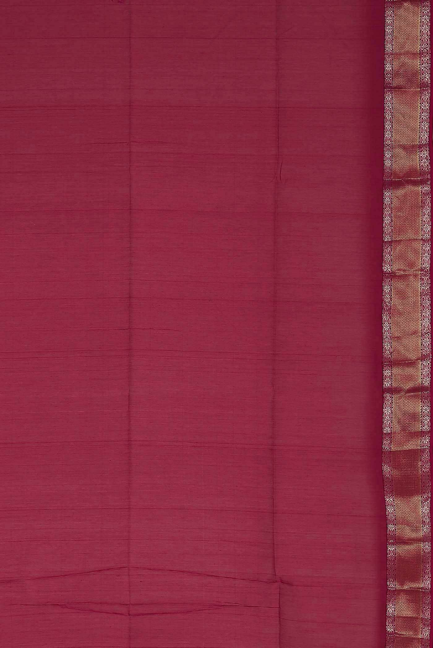 Pink Maheshwari Silk Cotton Saree
