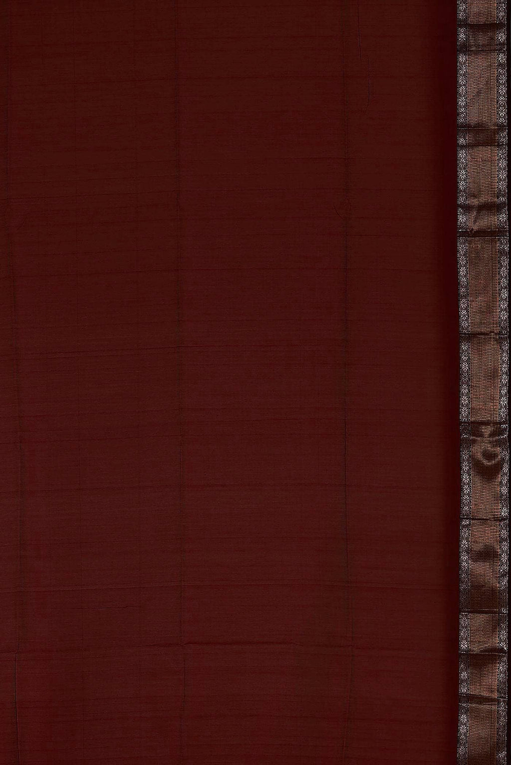 Maroon Maheshwari Silk Cotton Saree