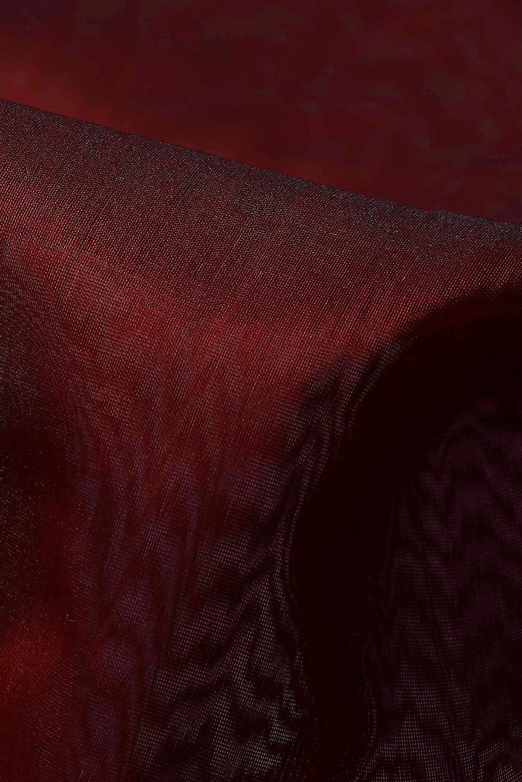 Maroon Maheshwari Silk Cotton Saree