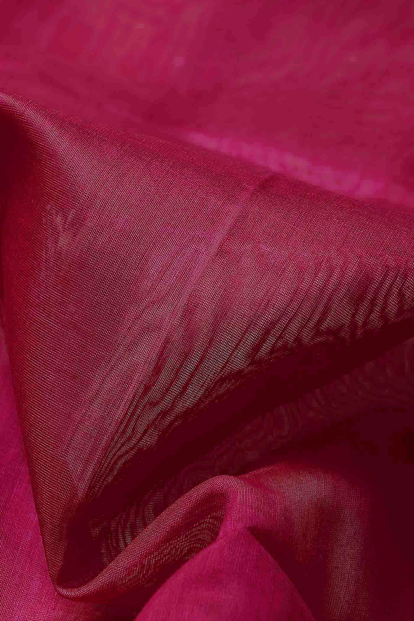 Pink Maheshwari Silk Cotton Saree