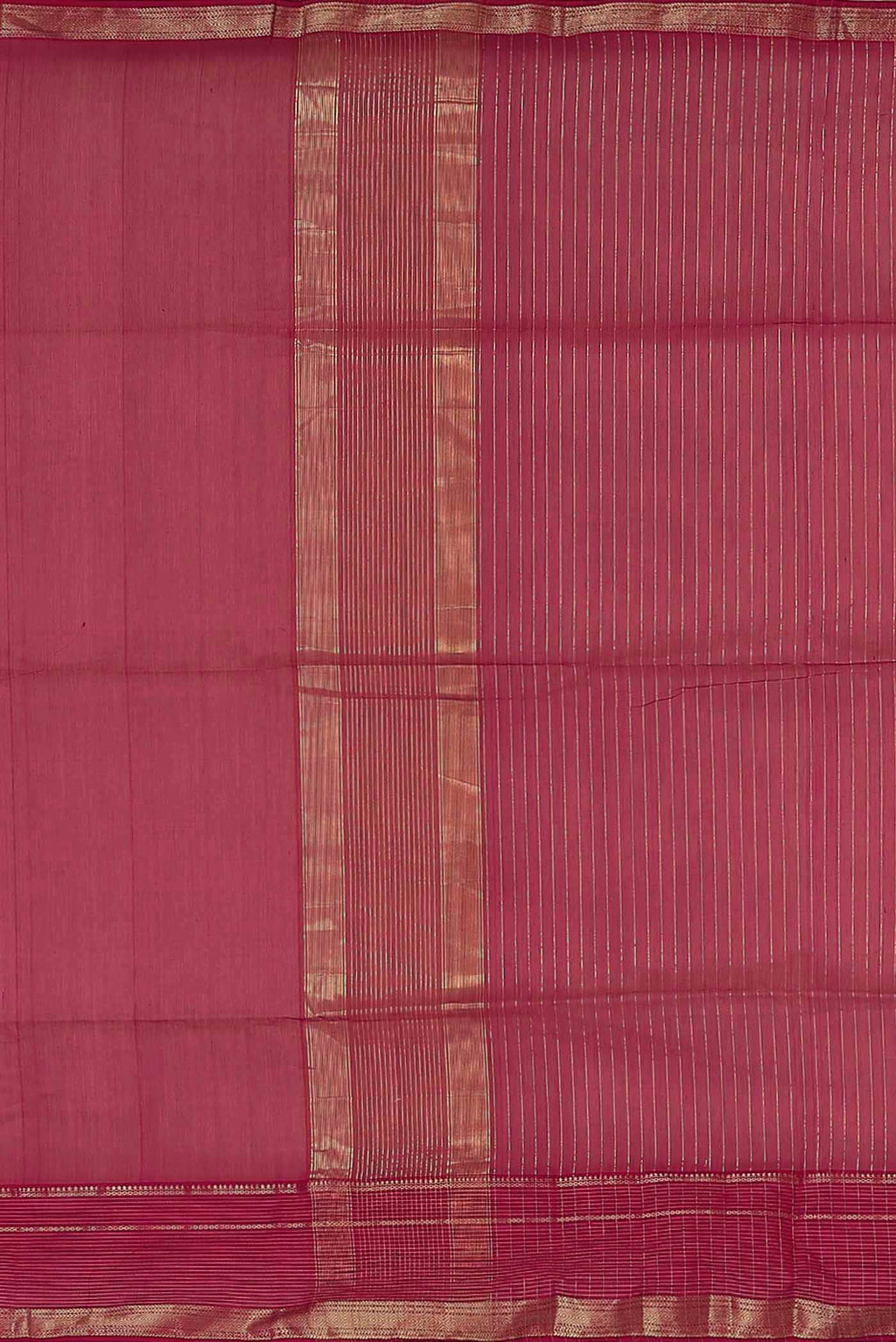 Pink Maheshwari Silk Cotton Saree