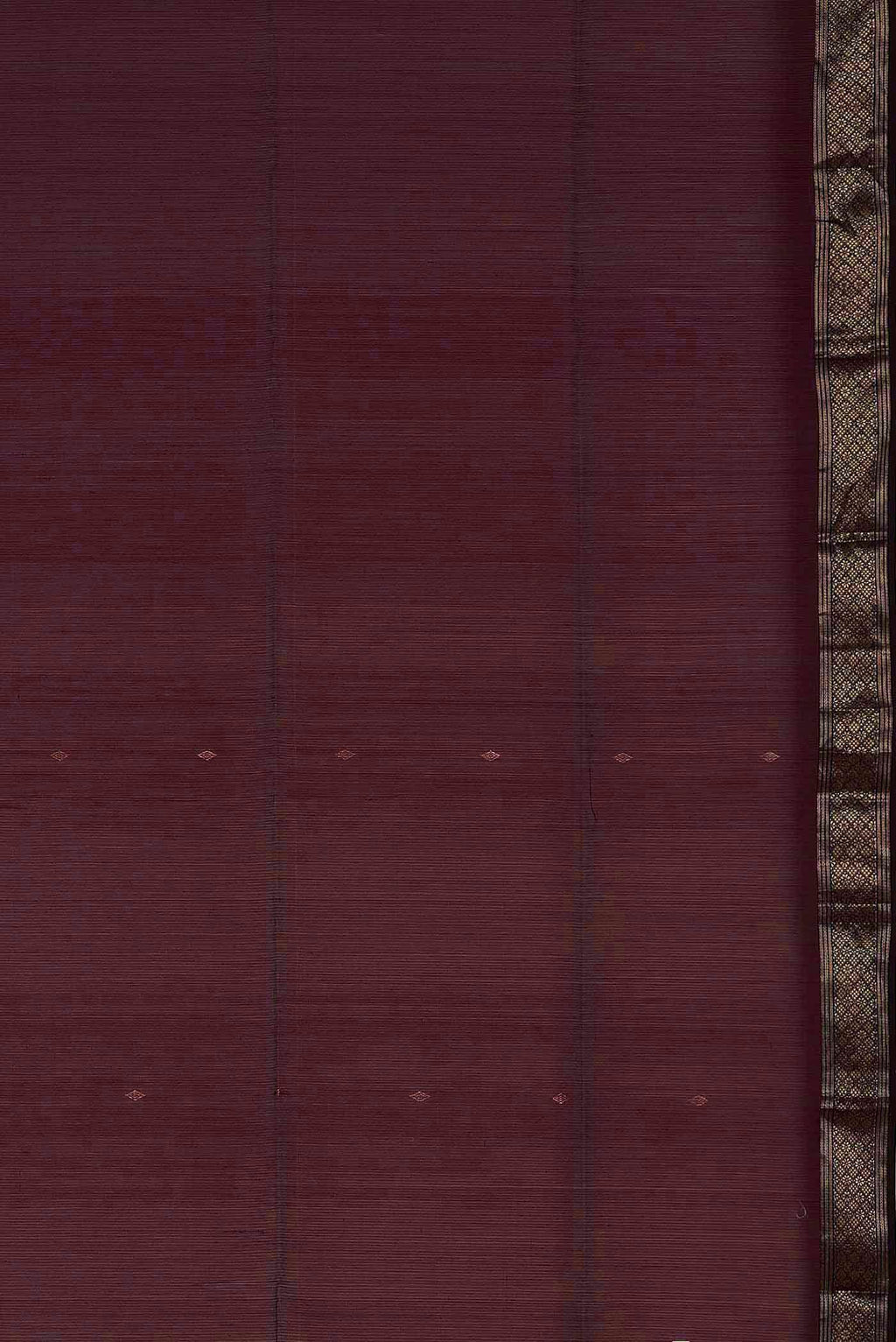 Maroon Maheshwari Silk Cotton Saree