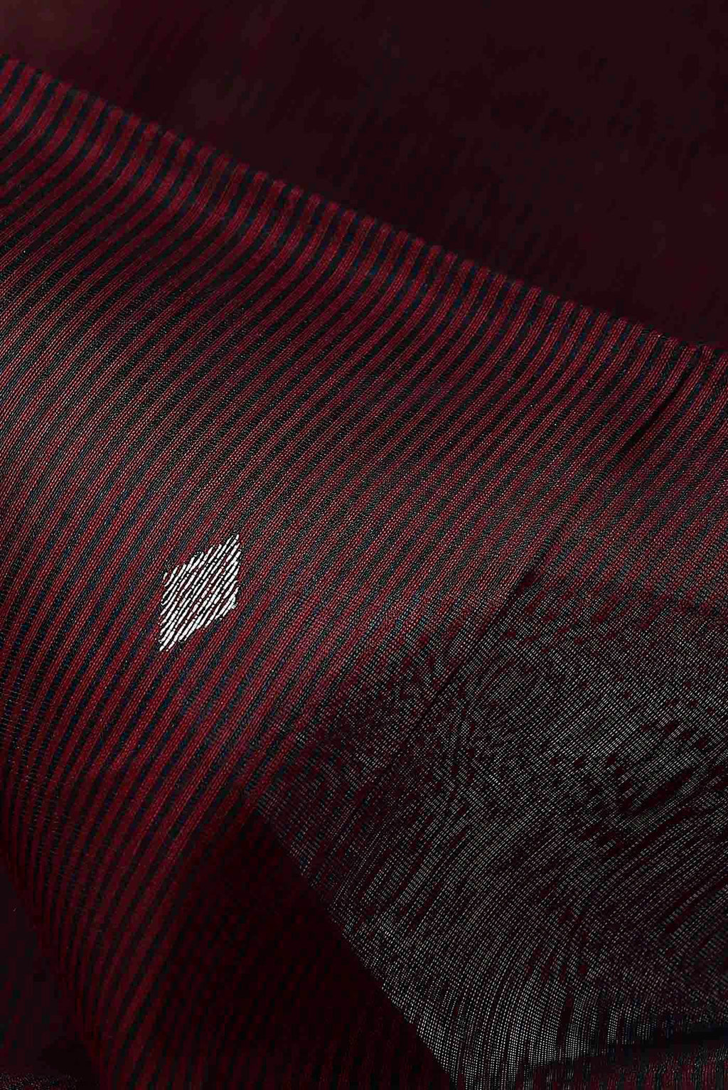 Maroon Maheshwari Silk Cotton Saree