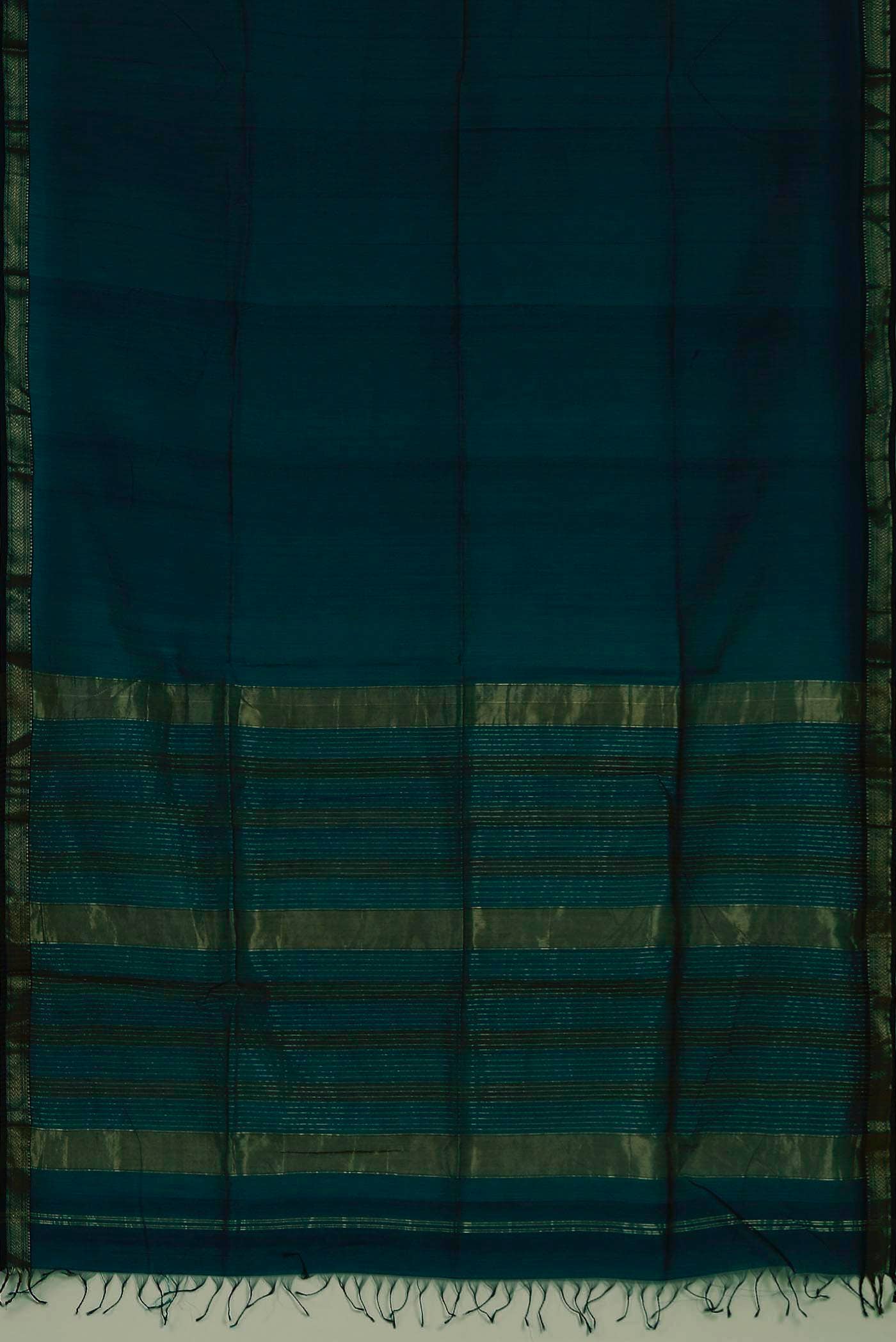 Blue Maheshwari Silk Cotton Saree