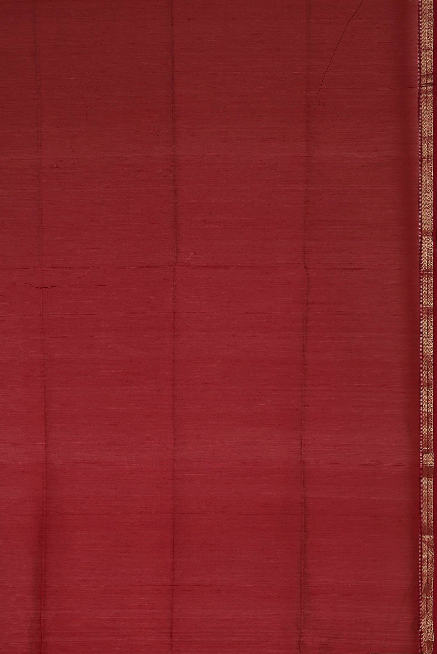 Rust Maheshwari Silk Cotton Saree