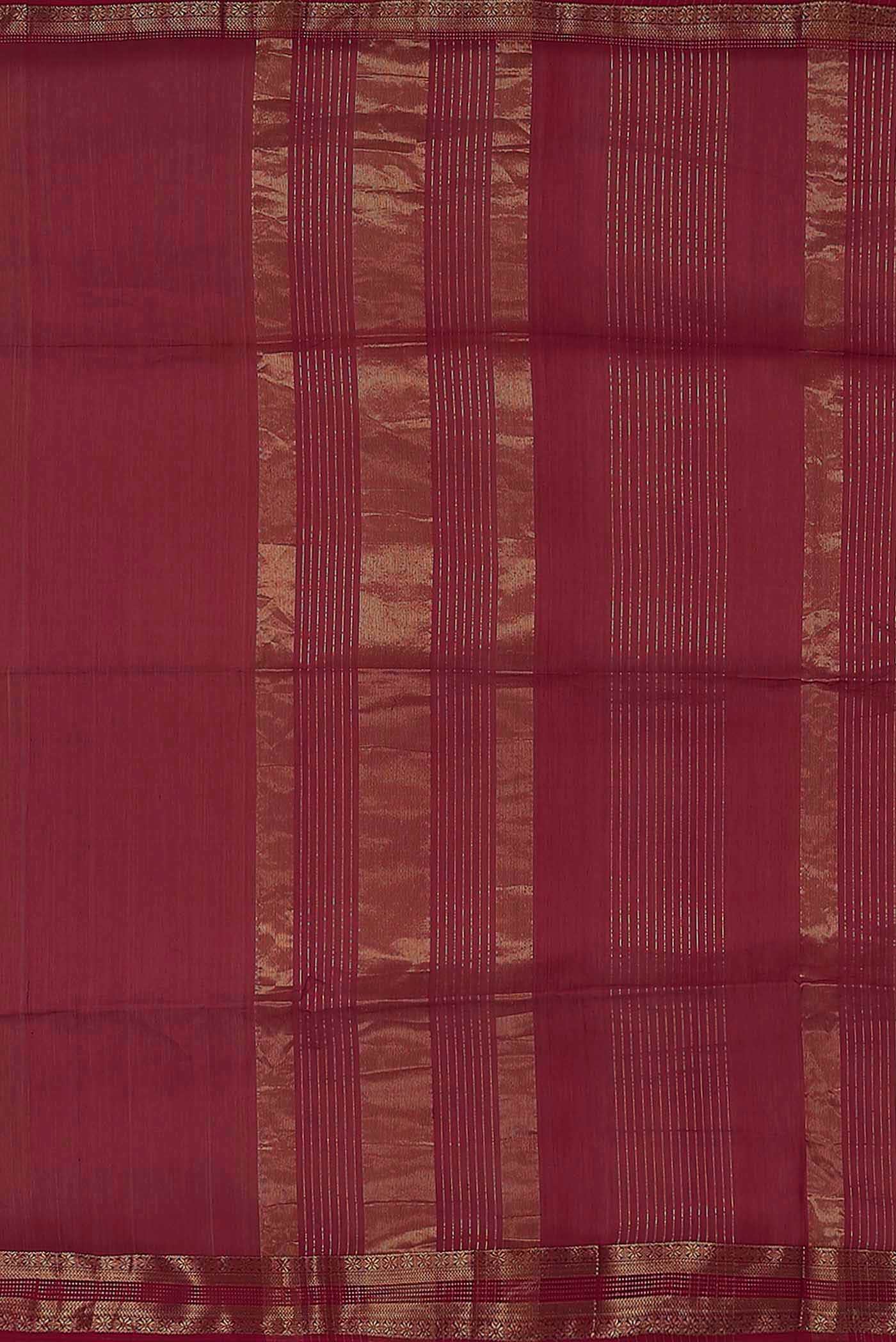 Pink Maheshwari Silk Cotton Saree