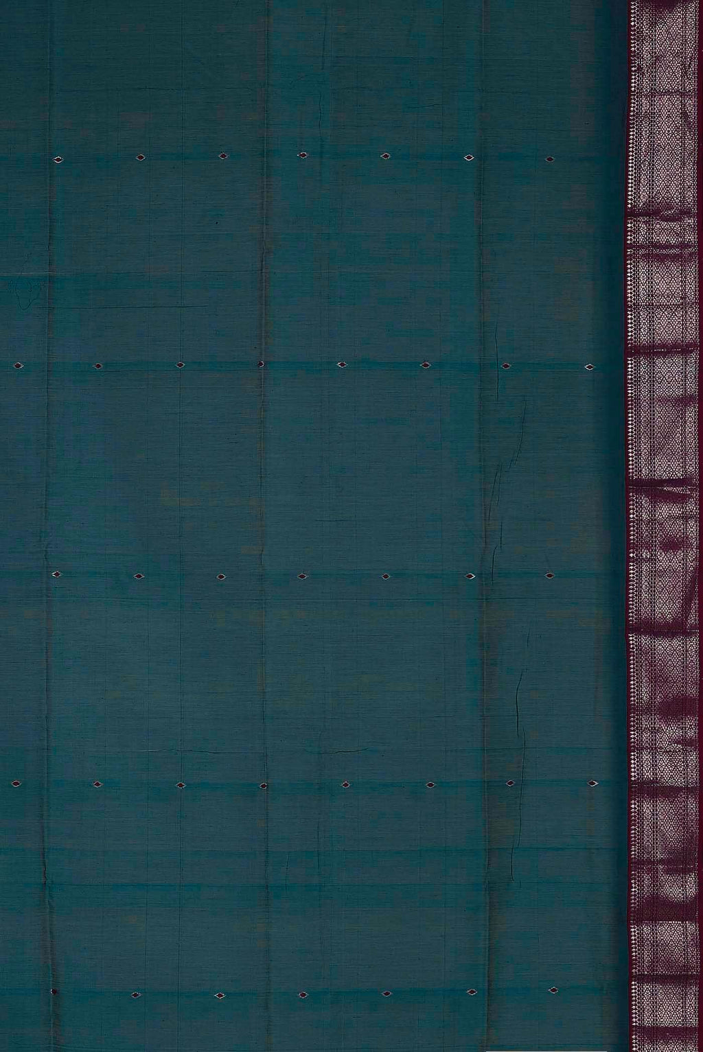Blue Maheshwari Silk Cotton Saree