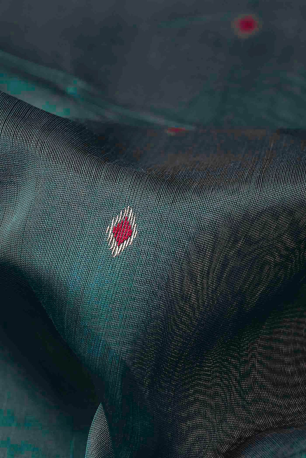Blue Maheshwari Silk Cotton Saree