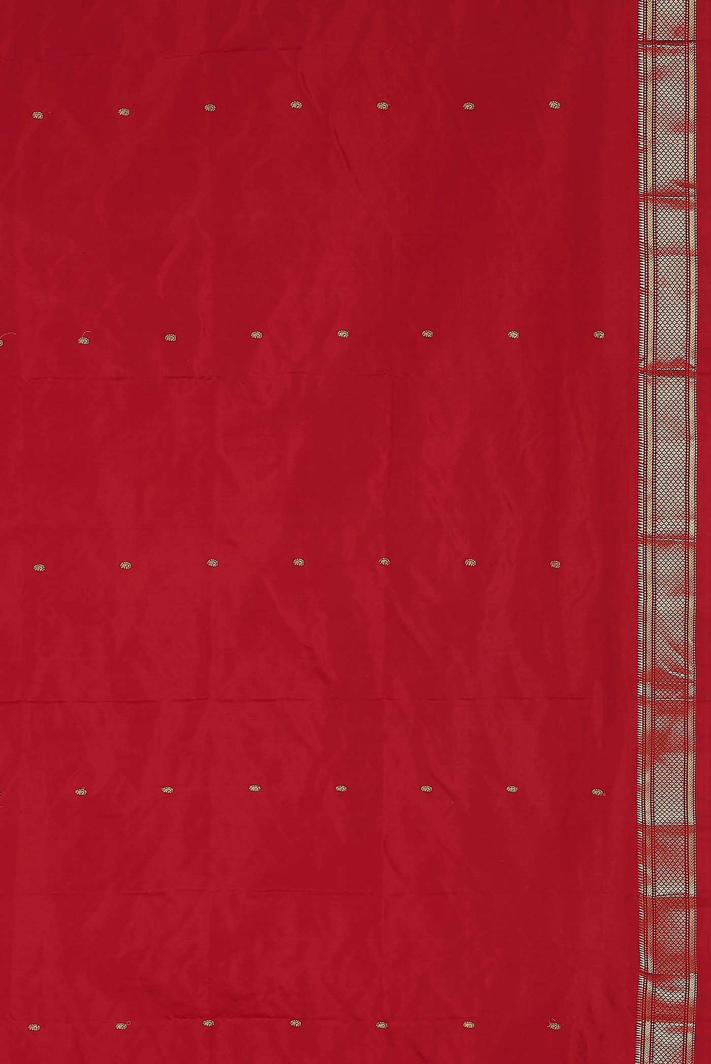 Red Paithani Silk Saree