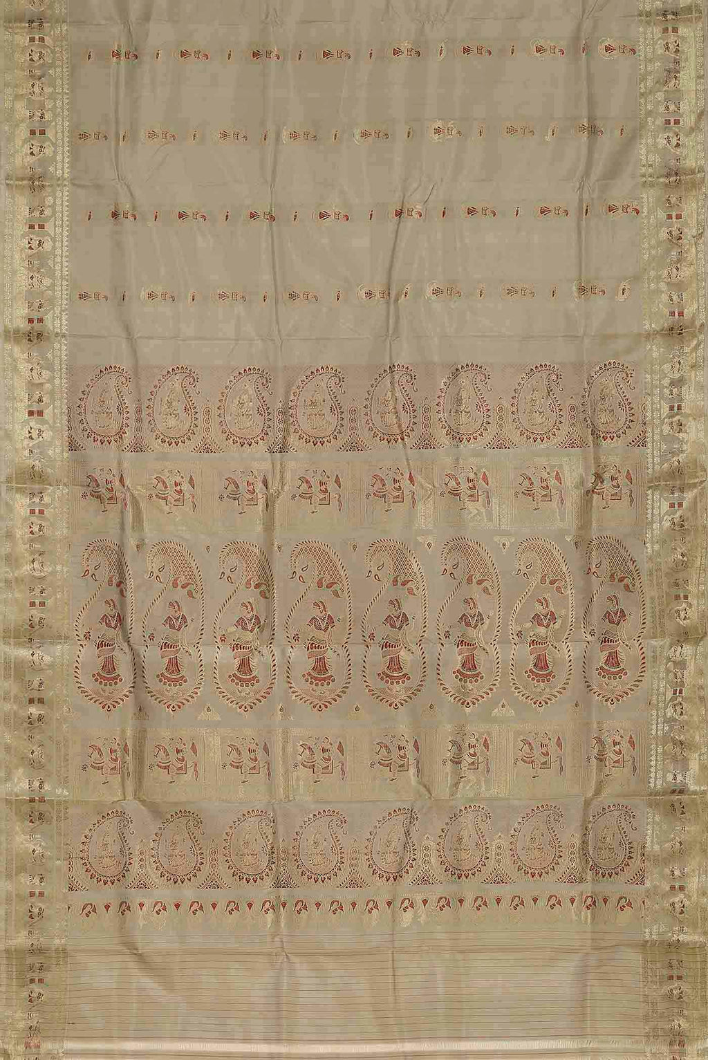 Green Baluchari Silk Saree