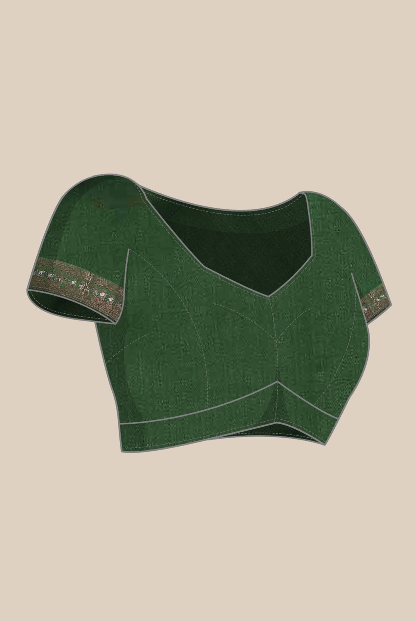 Green Baluchari Silk Saree