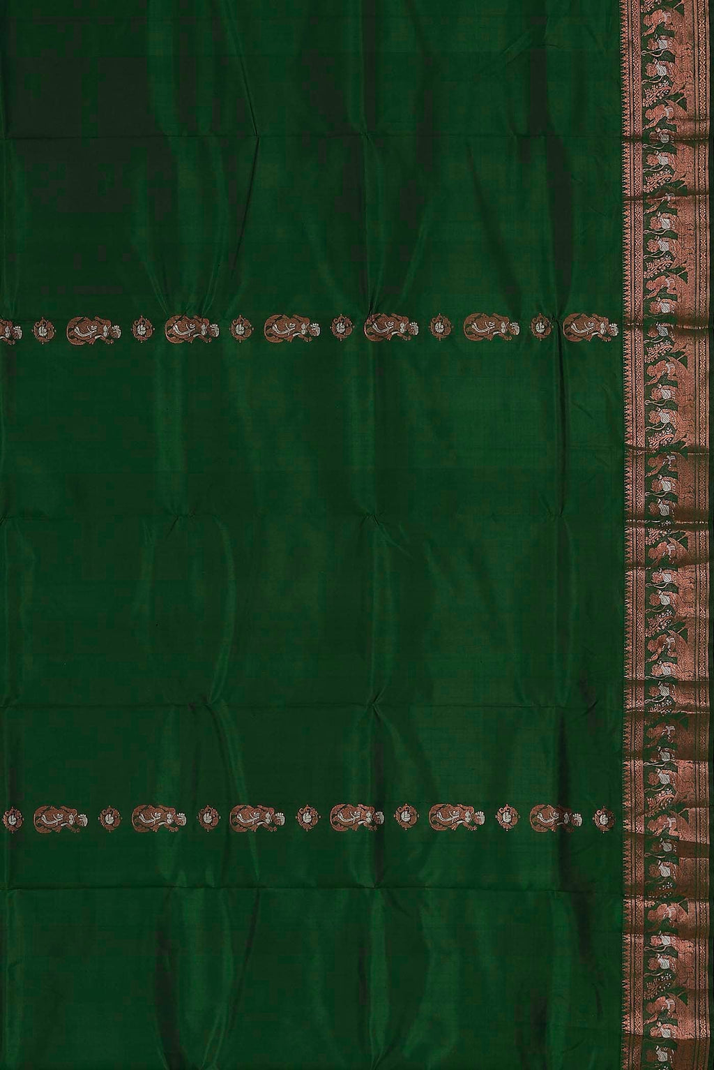 Green Baluchari Silk Saree