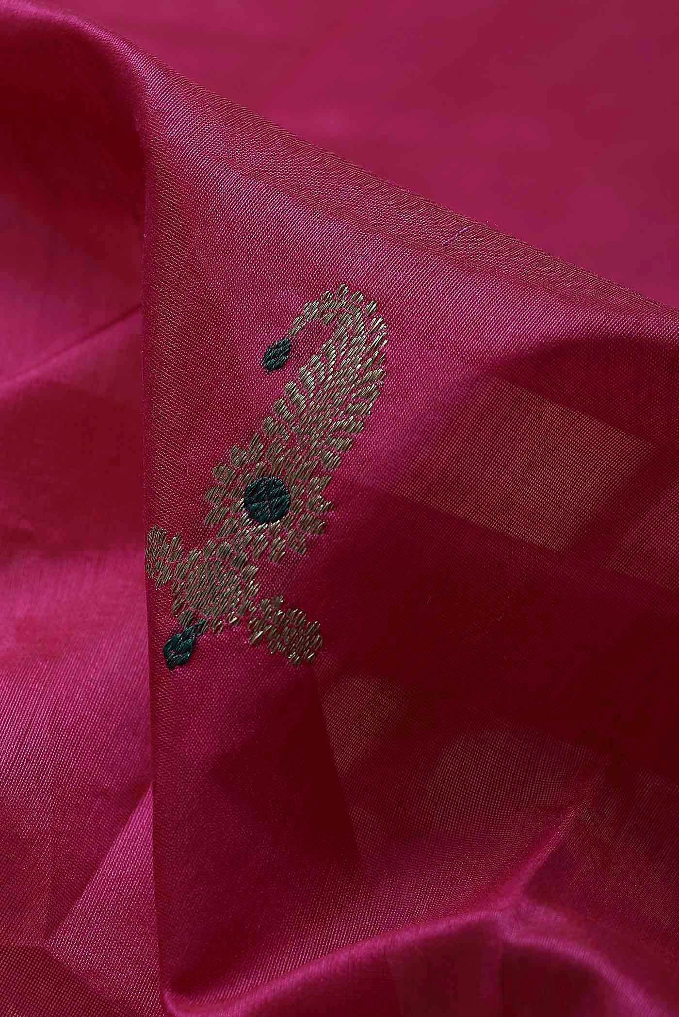Pink Chanderi Silk Cotton Saree