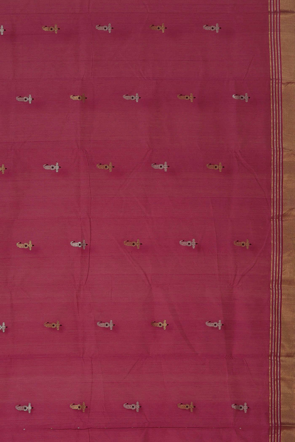 Pink Chanderi Silk Cotton Saree