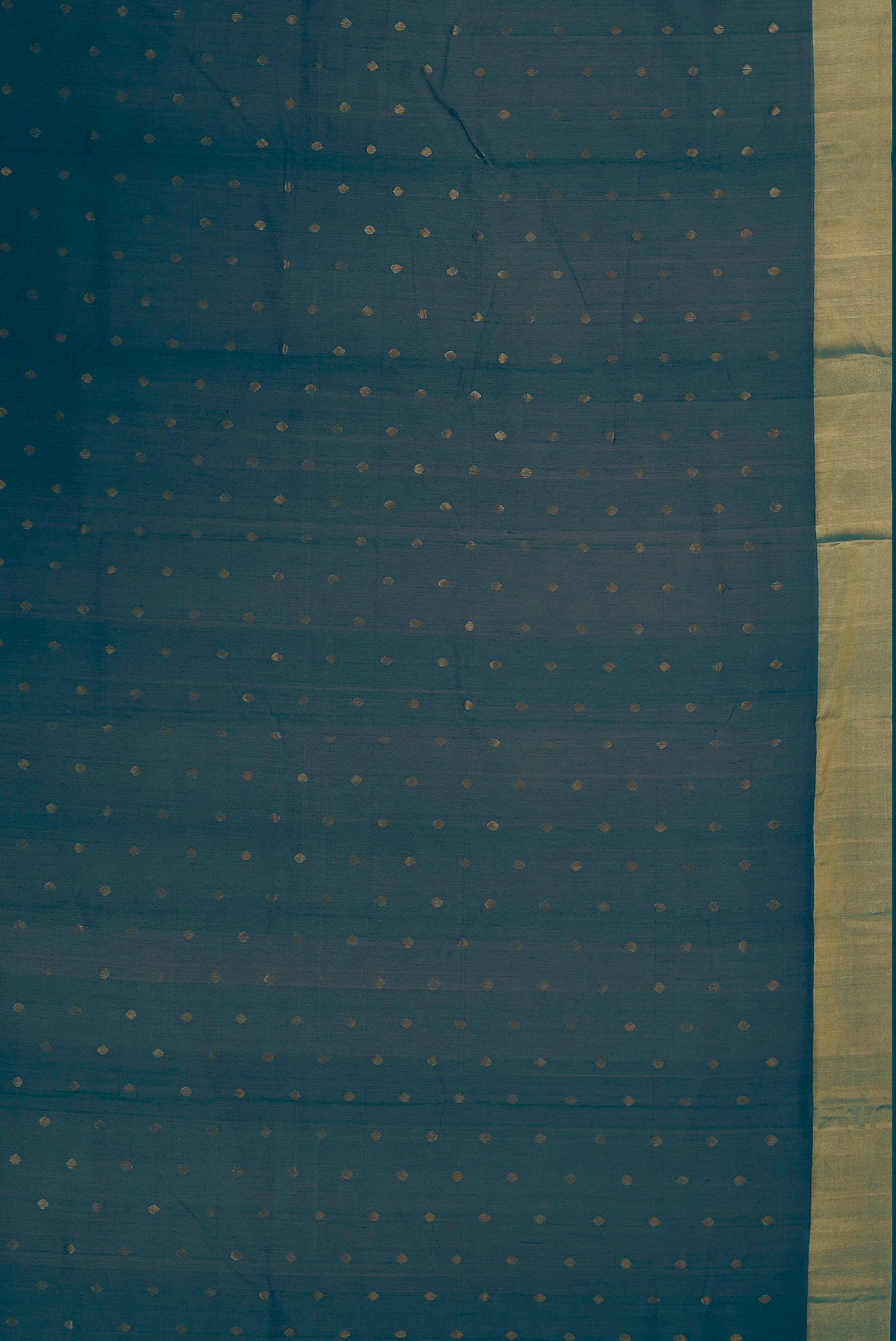 Blue Chanderi Silk Cotton Saree