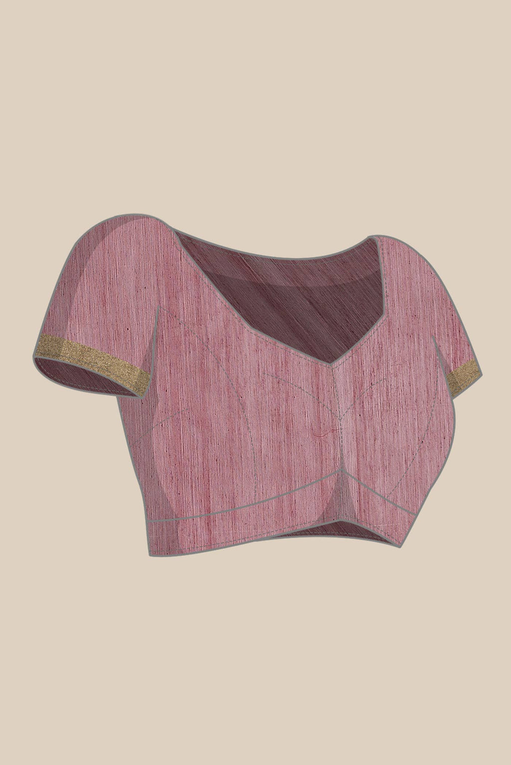 Pink Chanderi Silk Cotton Saree