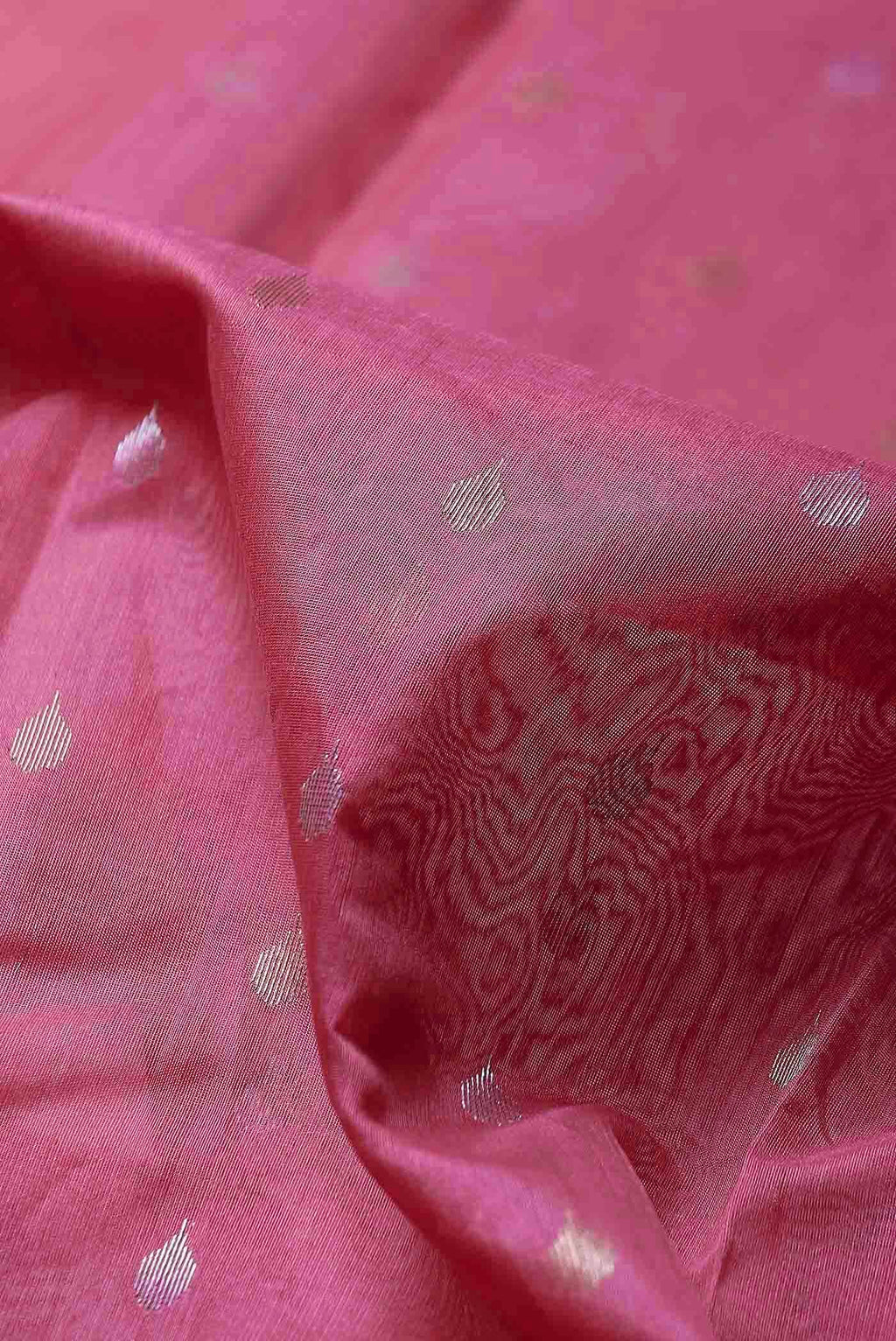 Pink Chanderi Silk Cotton Saree