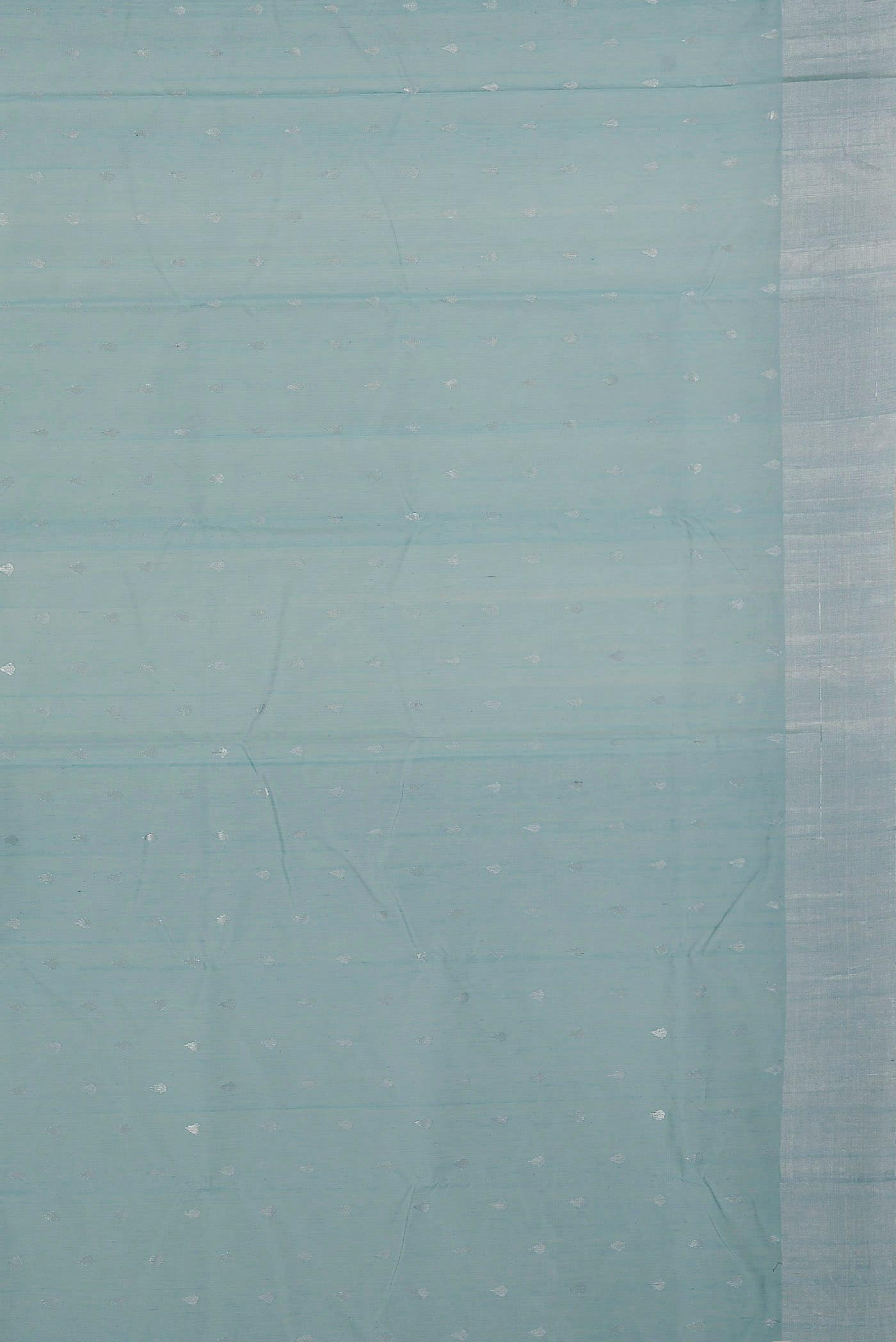 Blue Chanderi Silk Cotton Saree