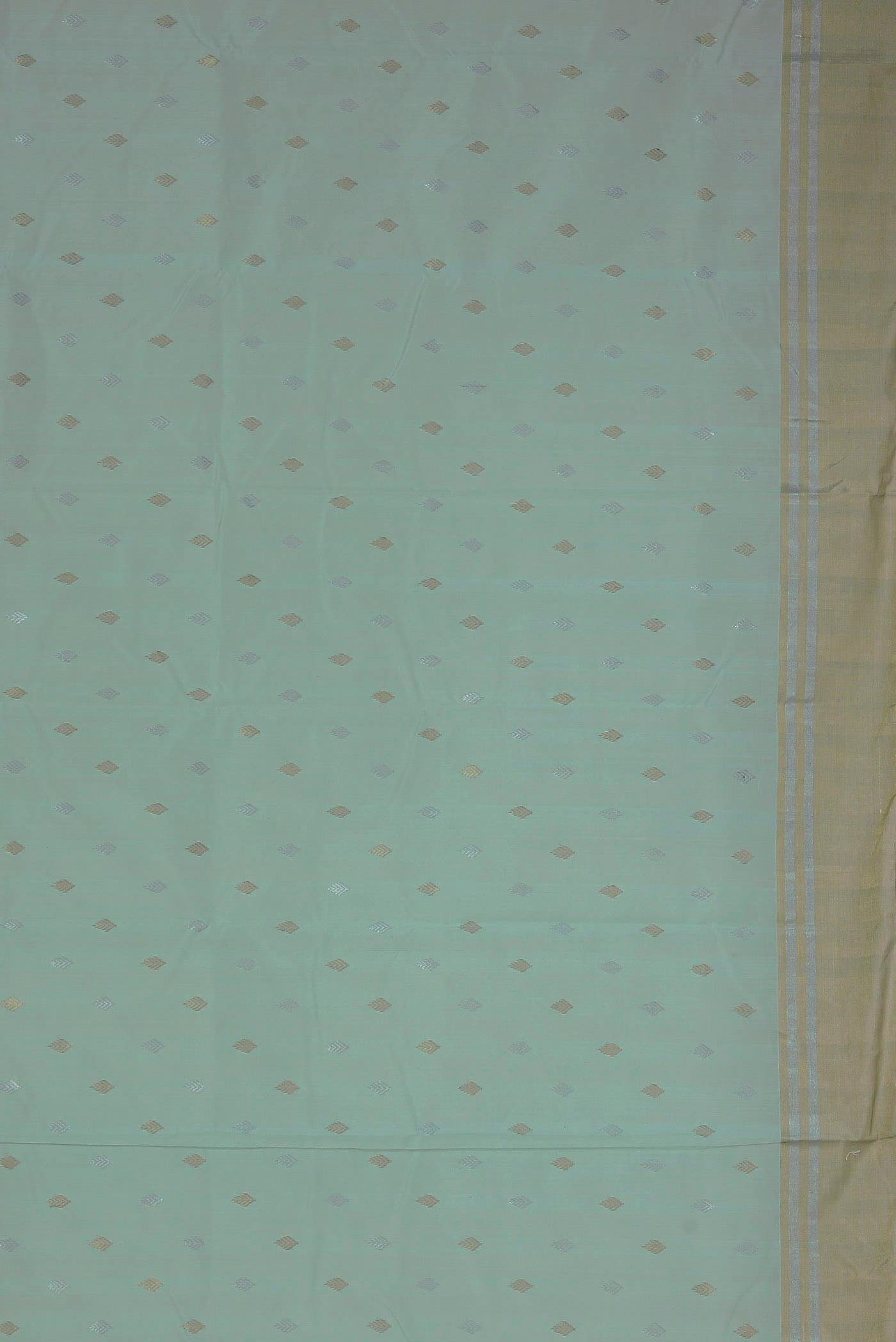 Green Chanderi Silk Cotton Saree