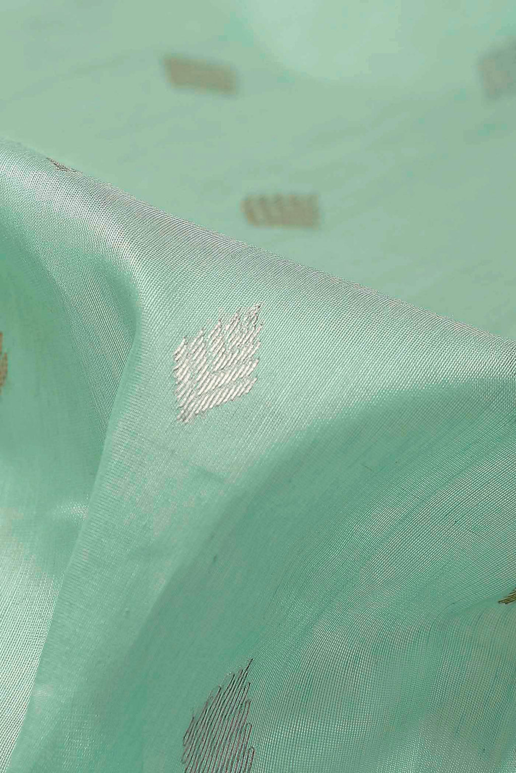 Green Chanderi Silk Cotton Saree