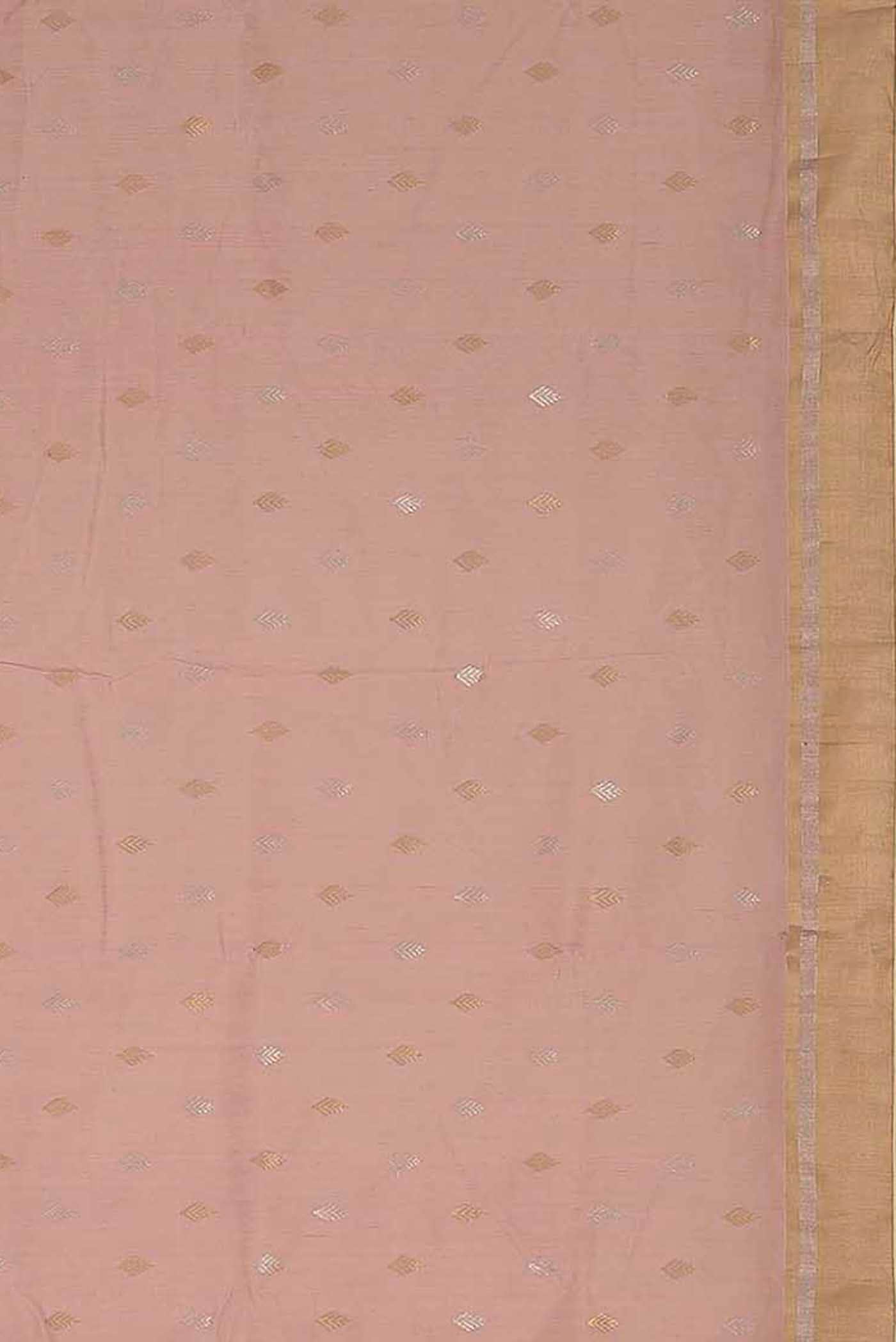 Pink Chanderi Silk Cotton Saree