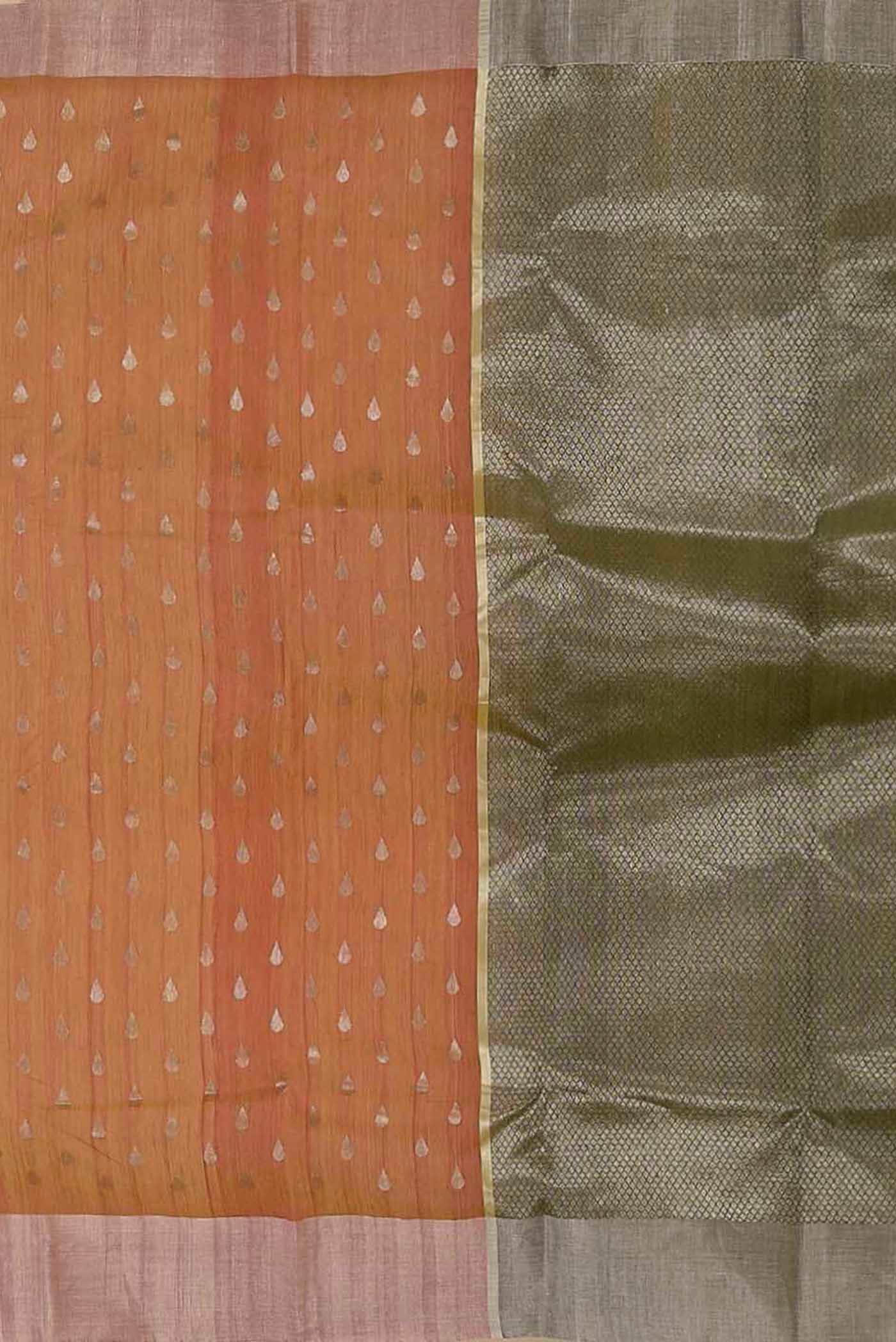 Pink Chanderi Silk Cotton Saree