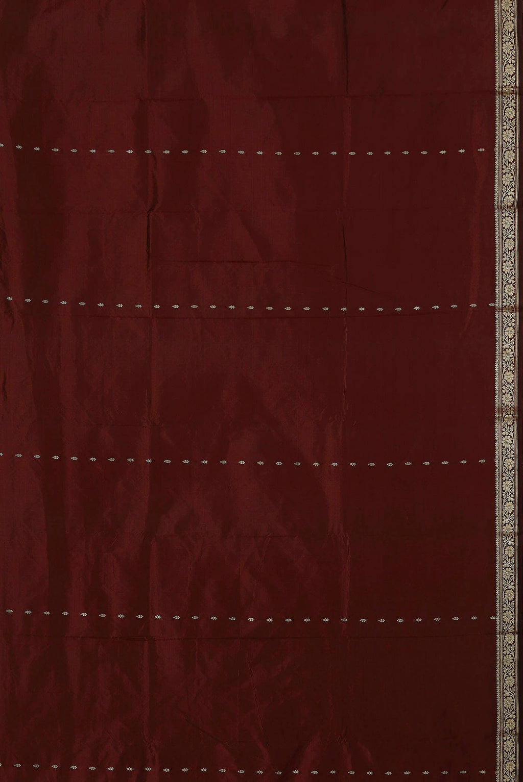 Maroon Banarasi Katan Silk Saree
