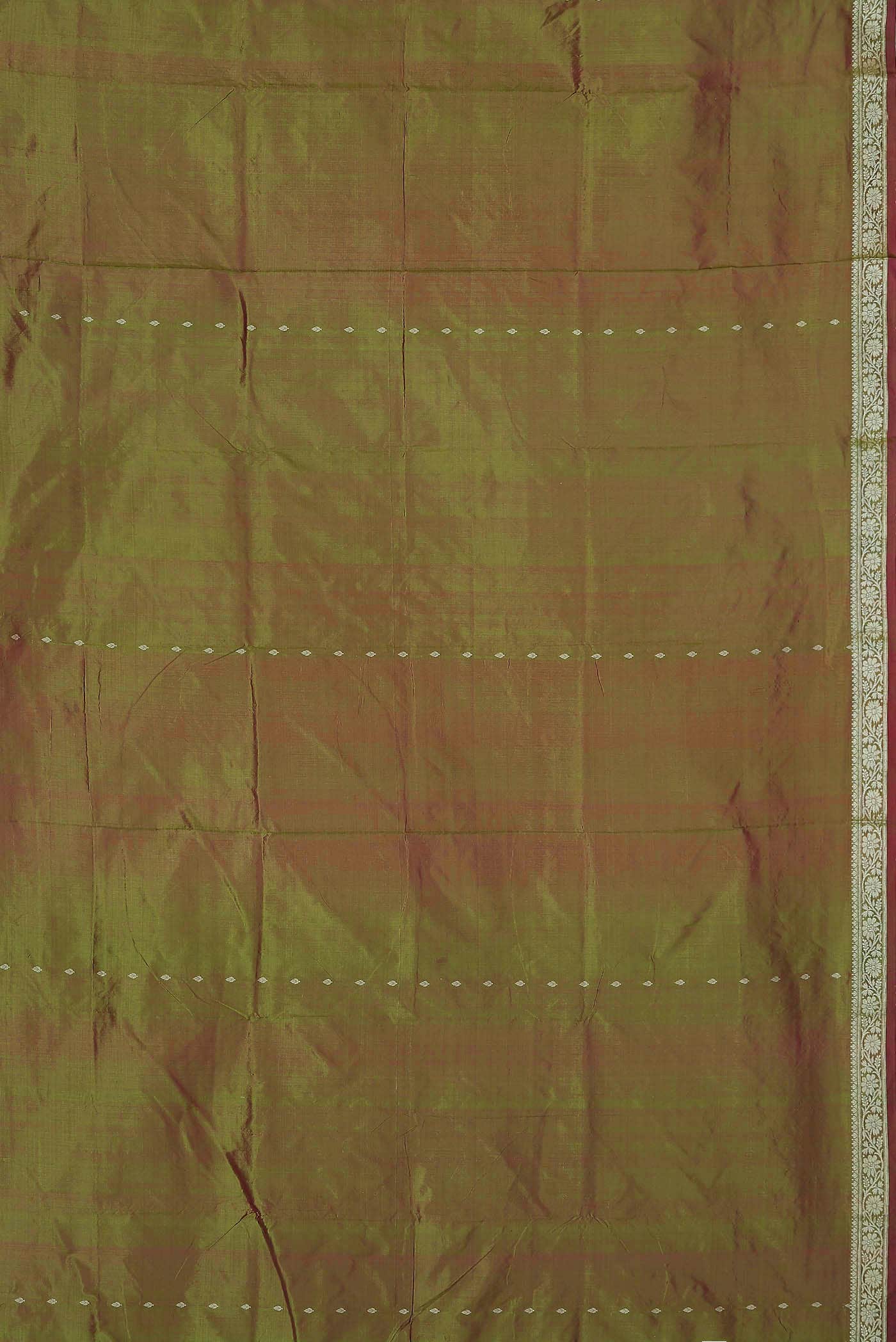 Green Banarasi Katan Silk Saree