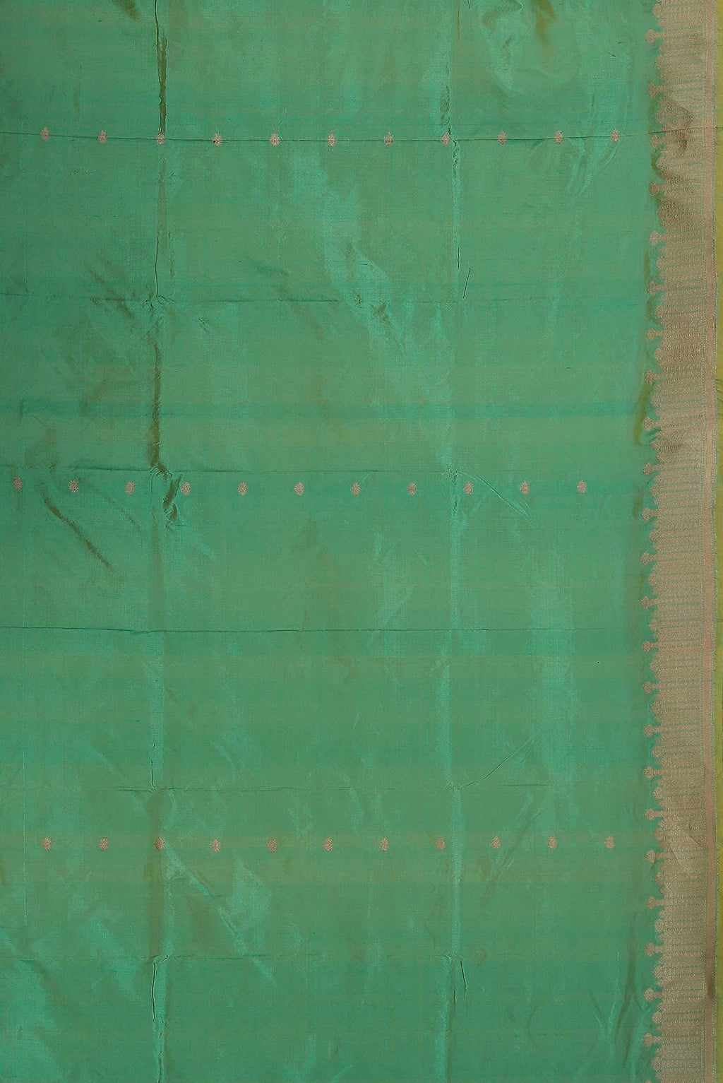 Green Banarasi Katan Silk Saree