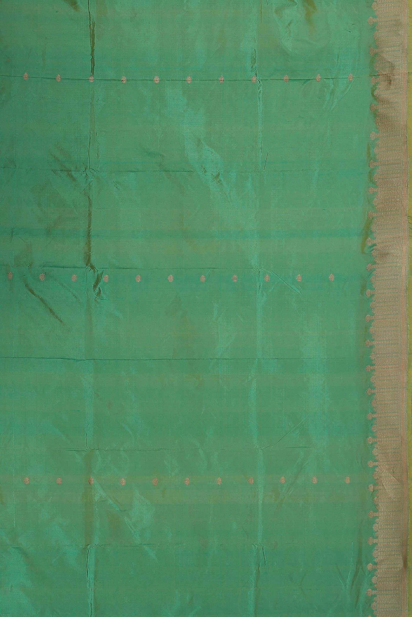 Green Banarasi Katan Silk Saree