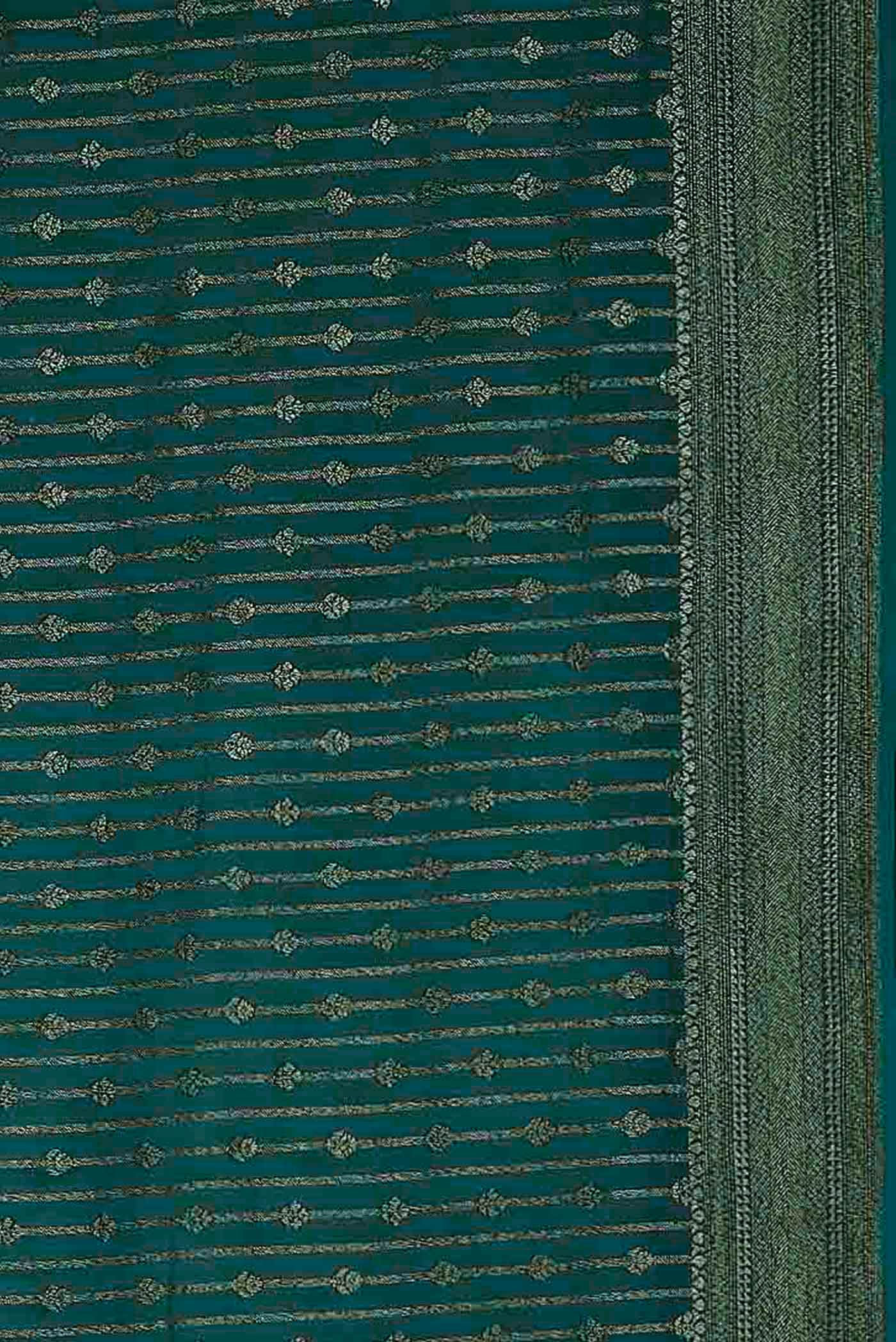 Green Banarasi Georgette Saree
