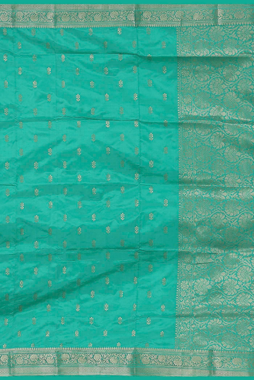 Blue Banarasi Katan Silk Saree