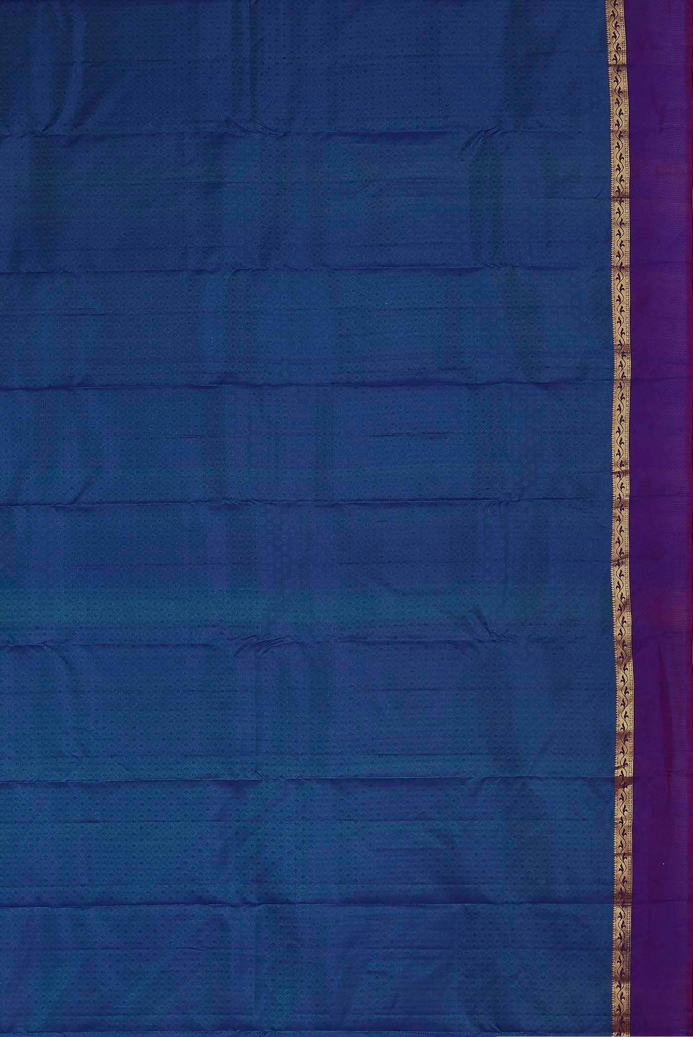Blue Kanchipuram Silk Saree