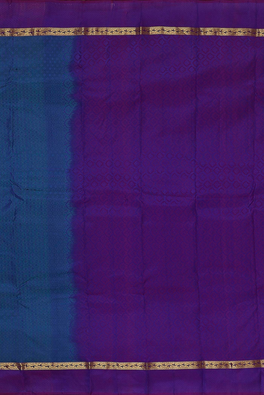Blue Kanchipuram Silk Saree